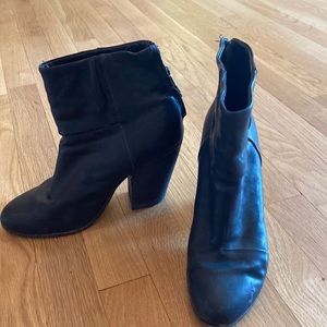 Rag & Bone Boots Sz 38.5 Black